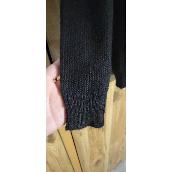 NWT Rachel Roy black long-sleeved cashmere sweater - Picture 3 of 7